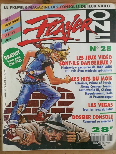 MAGAZINE JEUX VIDÉOS Rétro PLAYER ONE N°28 EUR 50,00 - PicClick FR