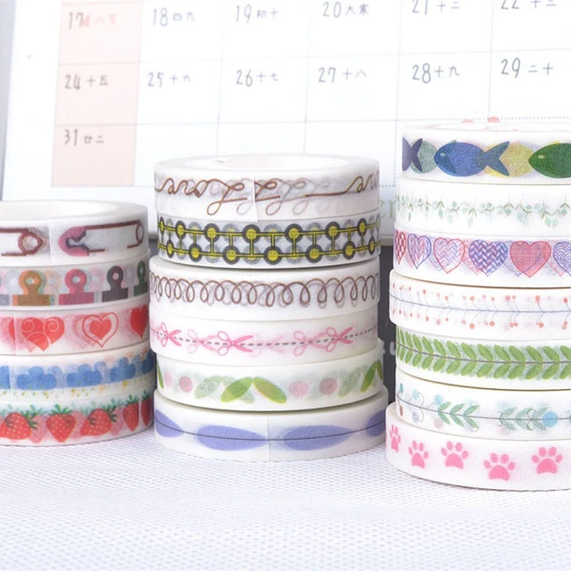 de ligne de séparation Washi Tape Autocollant de scrapbooking Papier collant