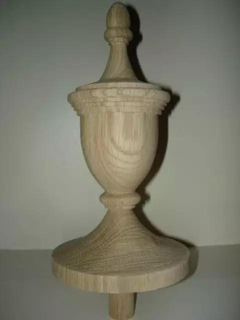 WOOD FINIAL UNFINISHED FOR NEWEL POST FINIAL OR CAP  Finial #42