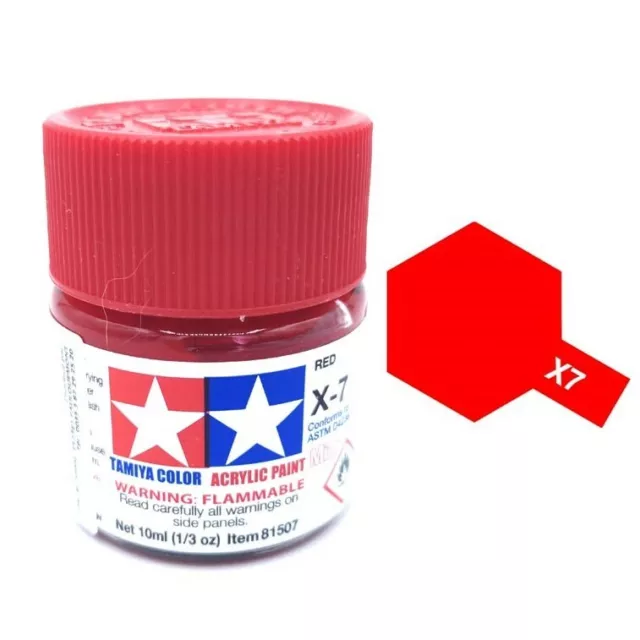 Tamiya X-7 - Rouge brillant (10ml)