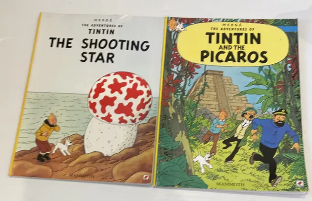 Herge The Adventures of Tintin And The Picaros & Shooting Star X2 Large PB