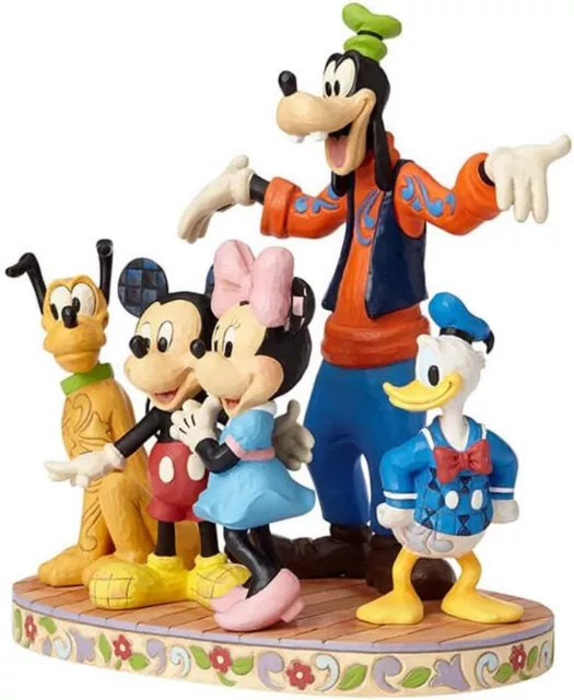 Enesco Disney Traditions by Jim Shore Fab Five The Gangs All Here Figurine 8.750 3