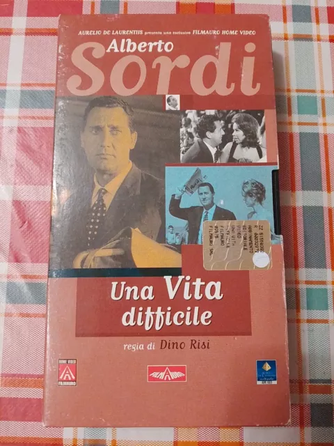 VHS film UNA VITA DIFFICILE Alberto Sordi Regia Dino Risi FILMAURO