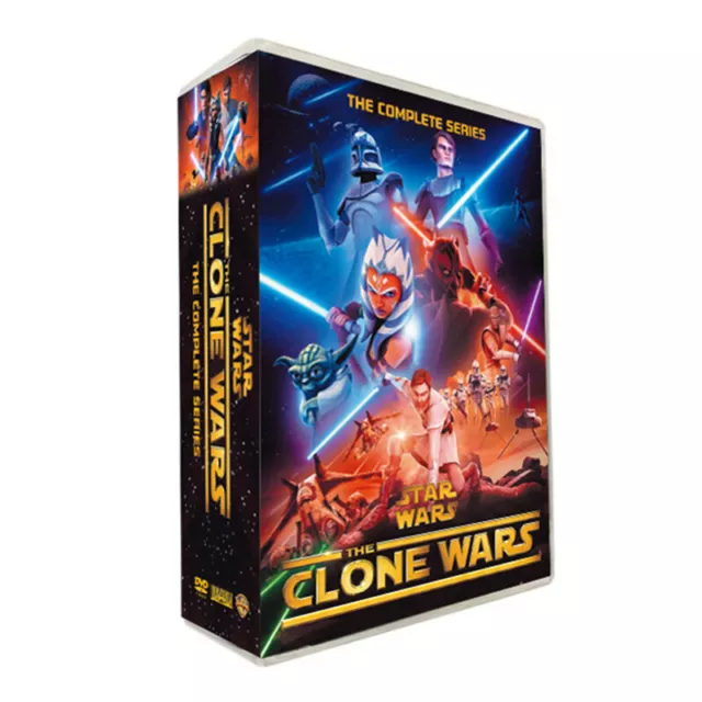 Star Wars:The Clone Wars Season 1-7 DVD Complete Series 25-Disc   New Box Set