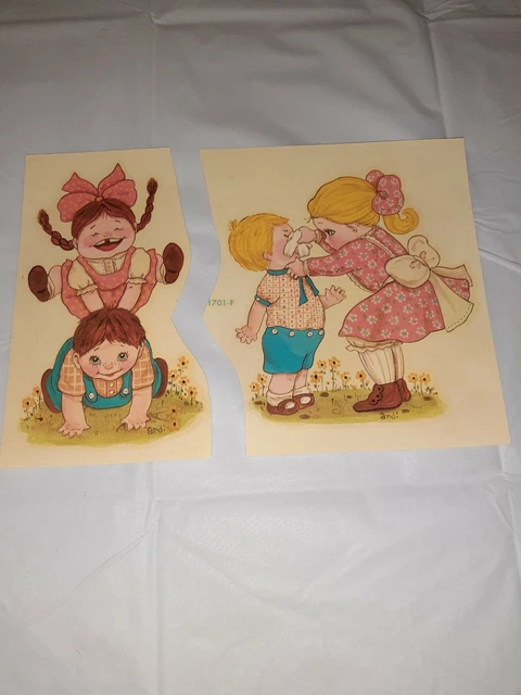 Lote Calcomanías Meyercord Surtidas Setas Holly Hobbie Holly