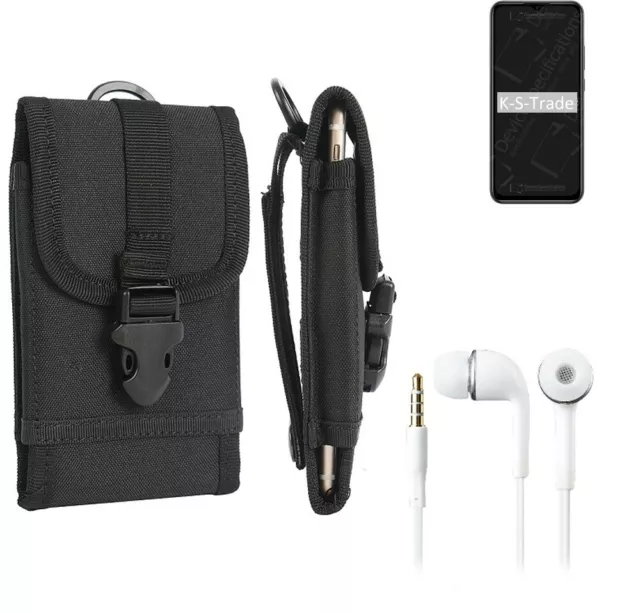 Holster für Ulefone Note 10P + Headset Outdoor Schutz Hülle Gürtel Tasche Cas