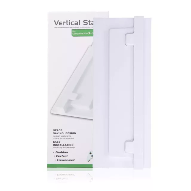 Supporto dock supporto verticale ventilato bianco per console Microsoft Xbox One S Slim