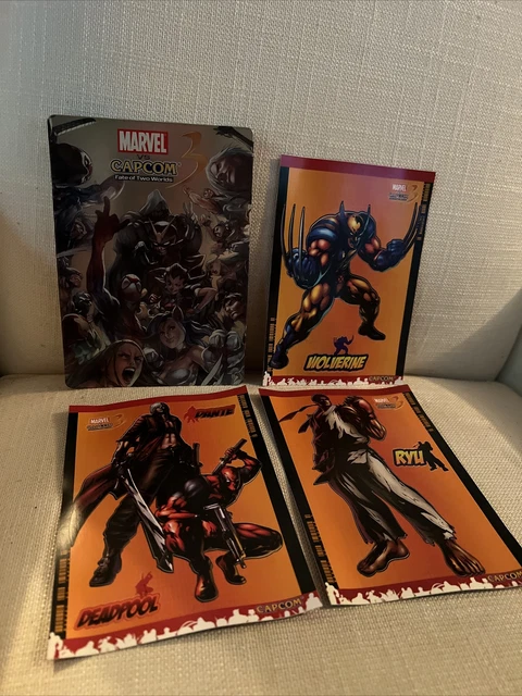No Game! MARVEL vs CAPCOM 3 Fate of two Worlds XBOX 360 Steel Book w/ Stickers