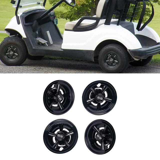 4Pcs 8Inch SS Cart Wheel Cover 5 Spoke Hub for Cart Club Car EZGO F3B4