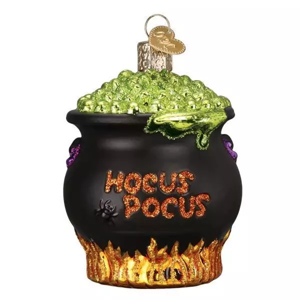 Old World Christmas Halloween Cauldron Hanging Ornament 26087-OWC