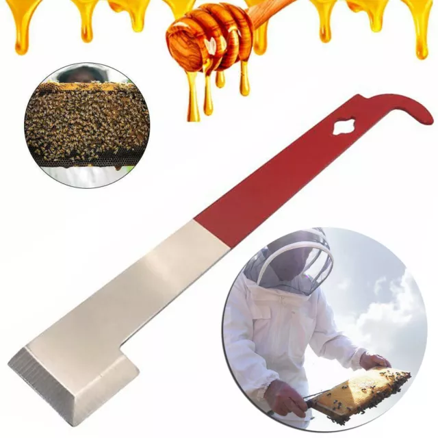 AU Stainless Steel Beekeeping Bee Hive Tools Hook Scraper J Shape Equipment Tool