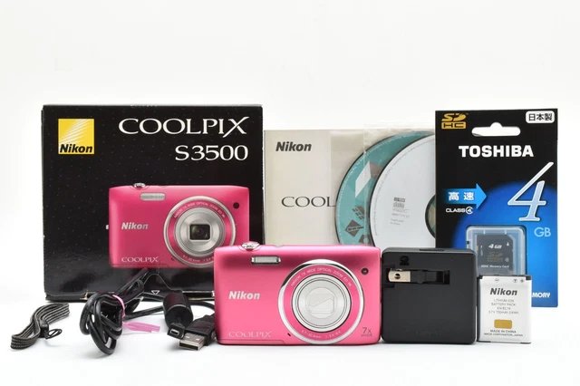 M12830 Nikon COOLPIX S3500 ピンク Nikon COOLPIX S3500 Digital Camera (Decorative Pink) 26383 B&H