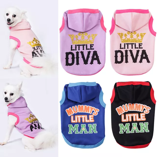 Small Fleece Jumper Dog Clothes Hoodie Puppy Dog Pet Chihuahua Coat Sweater Warm