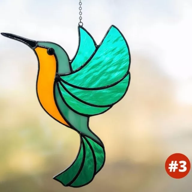 Colorful Hummingbird Acrylic Decoration Acrylic Decorative Ornaments  Home