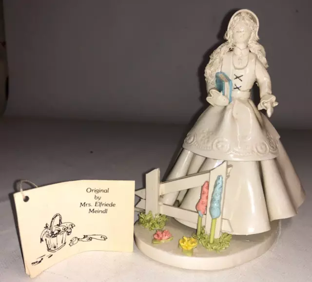 Elfriede Meindl Nova Scotia Porcelain Art Pottery Handmade "Acadiangirl" Figure