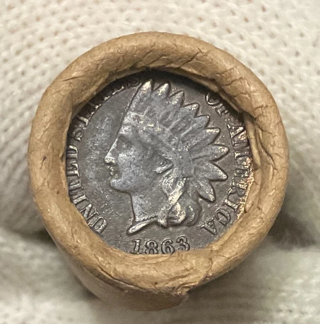 Unsearched Old Estate Wheat Penny Roll Indian Head Old Vintage Cents Silver Dime