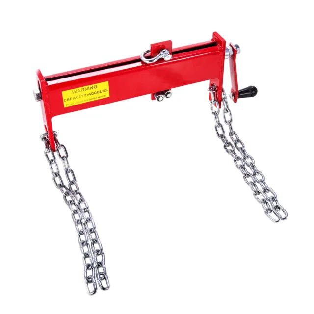 Heavy Duty Engine Hoist Leveler Cherry Picker Shop Crane Lift Tool 4000lbs Load