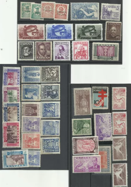 España.sellos Y Series De Diferentes Años 1939-49.