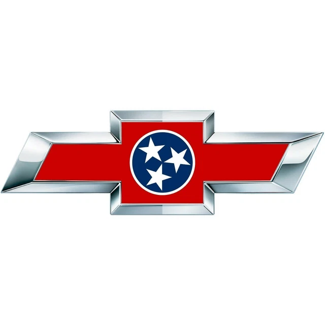 CJ 2 Silverado Tennessee Flag Universal Chevy Bowtie Fogli in vinile...