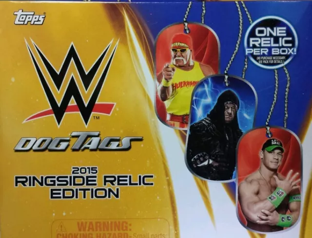 WWE Dog Tags 2015 RINGSIDE RELIC EDITION single / choose UPDATED March 2019