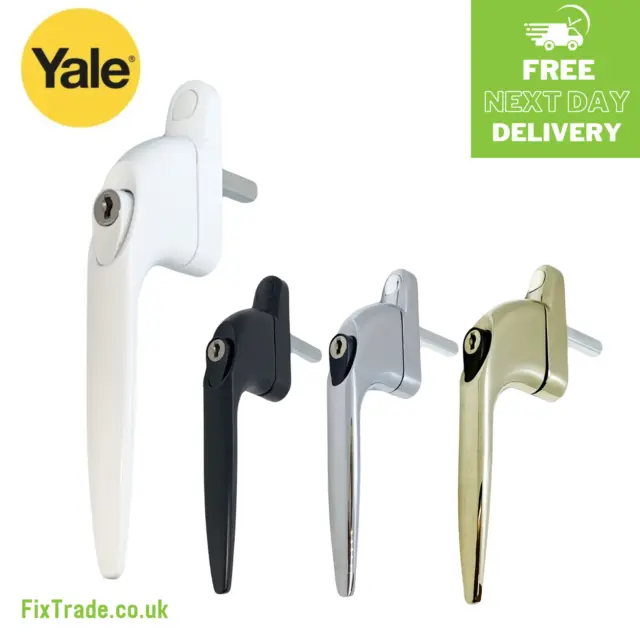 Yale uPVC Universal Window Handle Inline Locking Espag Double Glazing