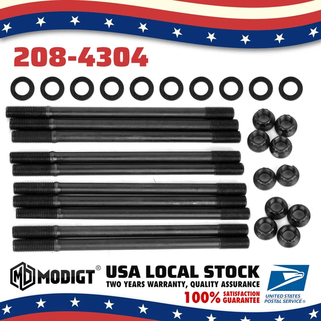 CYLINDER HEAD STUD Kit Fit for 19922001 Honda Prelude 2.2L DOHC H22A1