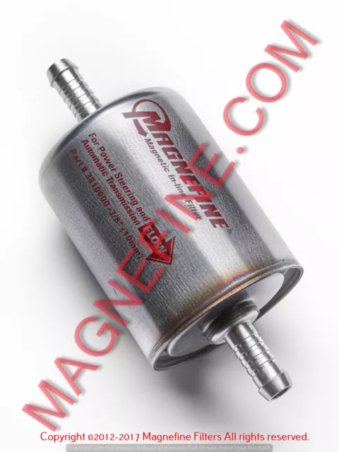 Magnefine 3/8" Inline Magnetic Power Steering Filter Genuine Magnefine