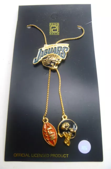 Jacksonville Jaguars 28" Gold Bolero Logo Necklace - NFL Licensed Jewelry