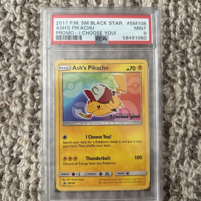 Sealed Non-Sport Trading Card Packs Pokmon TCG Ash's Pikachu SM108 Promo Card - "I Choose You" - Sealed Near Mint/Mint Condition Civil War News Collectable Trading Cards Sealed Non-Sport Trading Card Packs Pokmon TCG Ash's Pikachu SM108 Promo Card - "I Choose You" - Sealed Near Mint/Mint Condition Civil War News Collectable Trading Cards