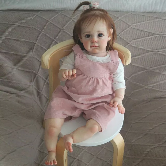 Bambole rinate rinate in silicone realistiche realistiche carine bambine regalo