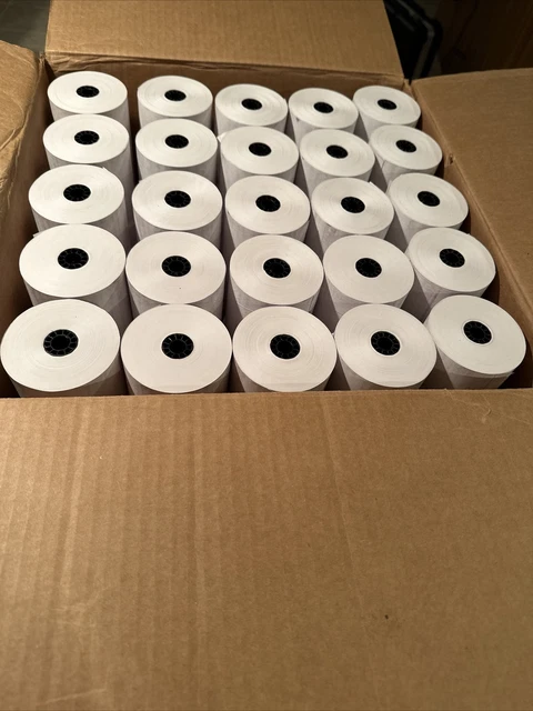 3 1/8” x 273’ thermal paper X50 rolls, Brand New Open Box