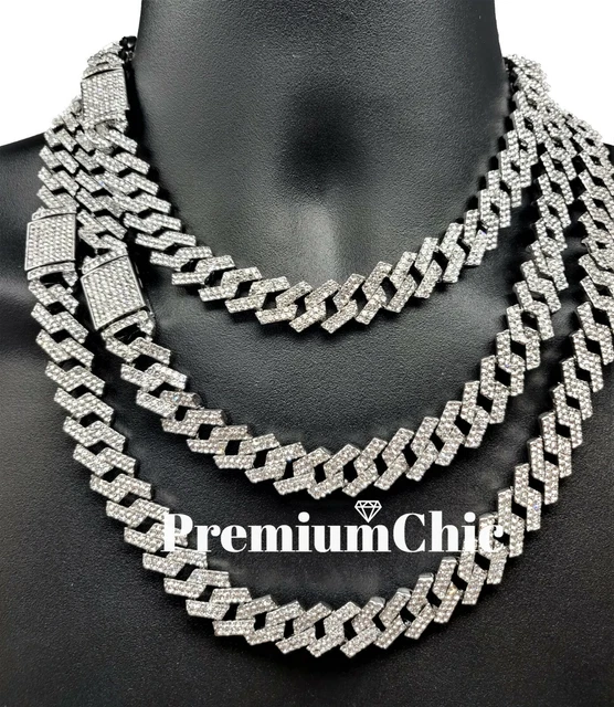 15mm Gioielli Hip-Hop Bracciali In Oro Per Uomo Disegni Zirconi Cubici Miami Catena A Maglia Cubana Bracciale Con Diamanti Ghiacciati - Foto 7