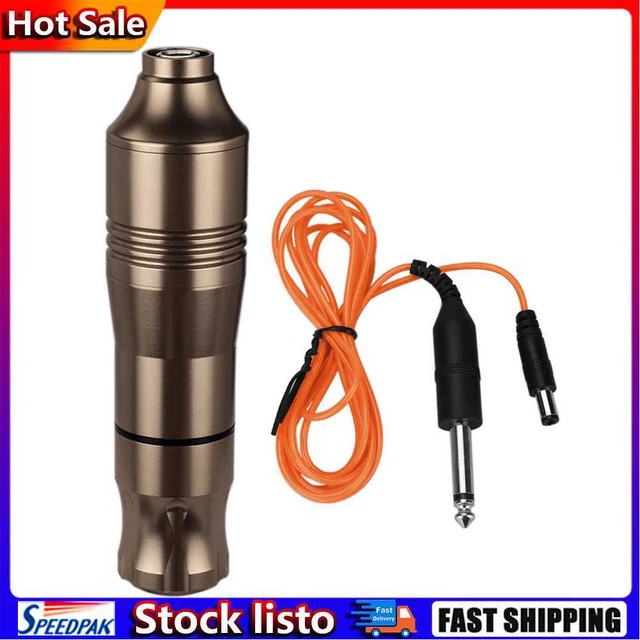 Tattoo Rotary Pen Kits Permanent Double Ring Hexagon Motor (Pen Coffee) Hot