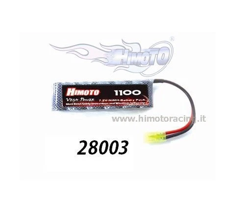 Batteria Ricaricabile Ni-MH 4200mAh 7.2V Con Connettore Tamiya - Per Auto E Barche Radiocomandate Himoto