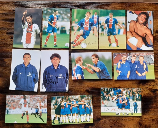 PSG RARE ALBUM photos Officielles Saison 97.98 CONTENANT 53 IMAGES