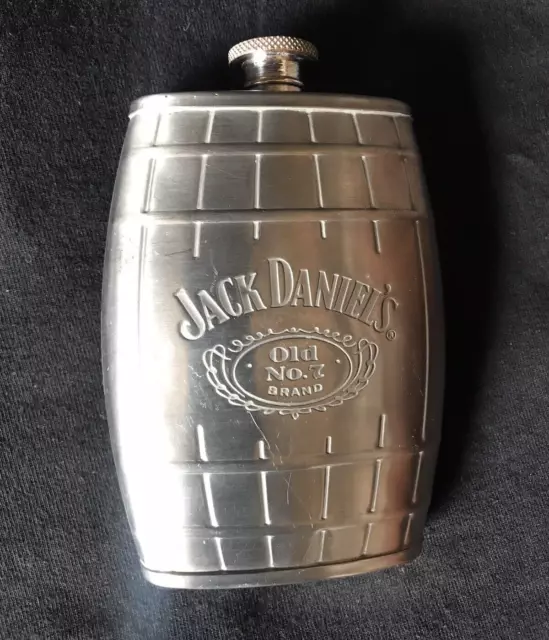 Jack Daniels Old No.7 Stainless Steel 6 oz Flask