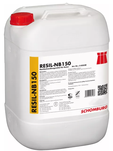Schomburg RESIL-NB150 10L Beton-Nachbehandlungsmittel (Curing) Wachsemulsion
