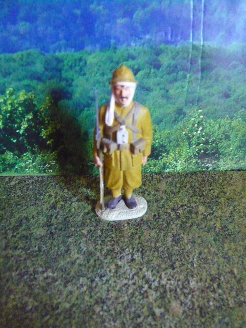 Figurine Soldat Plomb Hachette - Légionnaire Tirailleur Annamite 14-18 - Échelle 1:32 - Occasion