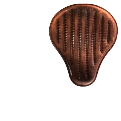 Bobber Chopper Saddle solo seat on frame Harley Sportster 04-20 Vintage Brown