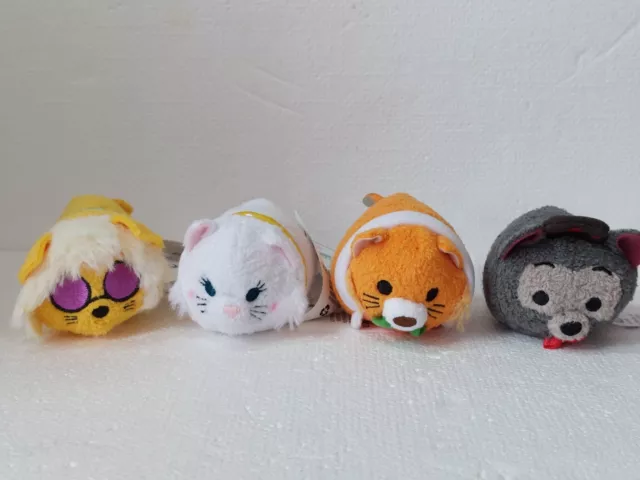 Lot 4 peluches Tsum Tsum Disney Les Aristochats Duchesse Thomas Aristocats