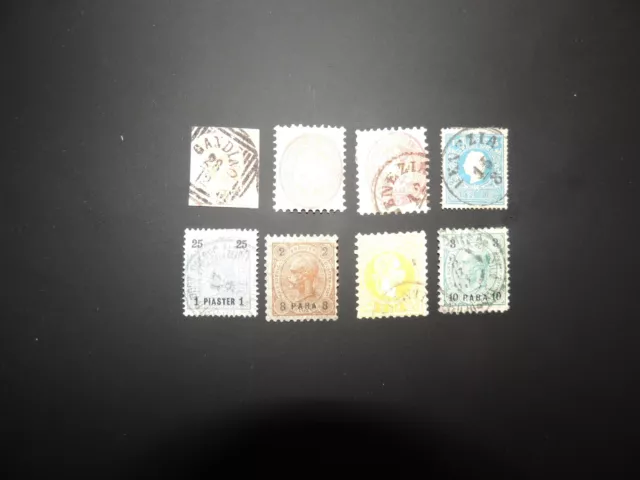 Briefmarken „8x Österreich Kaiserreich teilw. Falz wie abgebildet (9)“