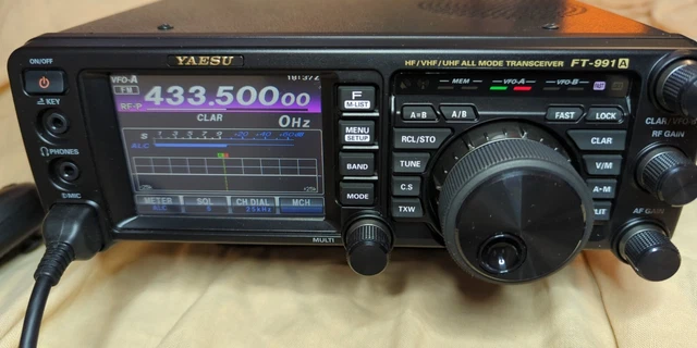 YAESU FT 991A HF/VHF/UHF/C4FM Transceiver Multiband Multimode (Hardly ...