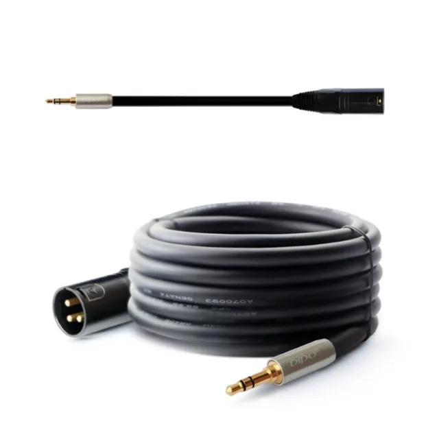 XLR to 3.5mm Microphone Audio-HiFi Cable XLR Male to Mini-Jack Aux- Mic Cord