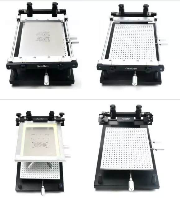 Manual solder printer FP2636 frame type and frameless type