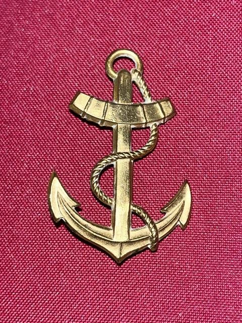 Insigne Ancre Casque Colonial français pain de sucre France french helmet ww1