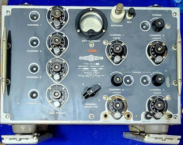 MILITARY RADIO WWII Bendix Ta-12 Transmitter Aircraft $299.95 - PicClick