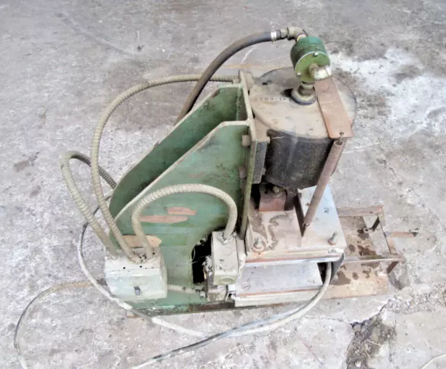 Mead H283 Heated Platen Pneumatic Press 1.5 Ton Hot Rubber Moulding Mead H283 Heated Platen Pneumatic Press 1.5 Ton Hot Rubber Moulding