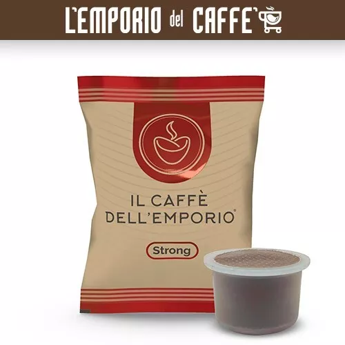 100 Capsules Il Caffè Dell'Emporio Compatible Fior Fleur Coop, Aroma Vero Fort