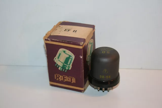 R-F-T "EF11" / 1x Vacuum-Pentode / NOS in origl.box/ tested