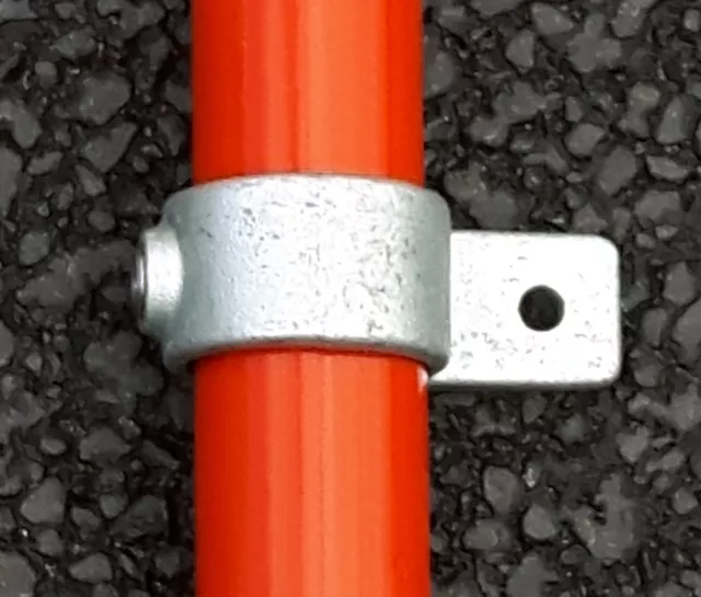 Pipe Clamp Fitting 199 Single Lugged bracket Tube Q Clamp Scaffold Key Handrail